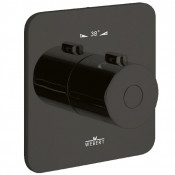 Смеситель для душа Webert Living LV972101560 термостатический черный матовый