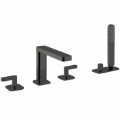 Смеситель на борт ванны Webert Living LV730401560 черный матовый