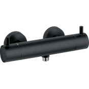 Смеситель для душа Kludi Bozz 352033938 с термостатом черный матовый