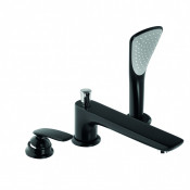 Смеситель на борт ванны Kludi Balance 524478775 черный матовый