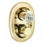 Смеситель для душа Kludi Adlon 5172045G4 с термостатом золото