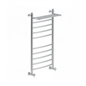 Полотенцесушитель водяной Ника ARC ЛД (г) ВП 100x60 с полкой
