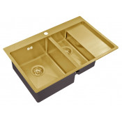 Мойка для кухни Zorg SZR 5178-2-L BRONZE бронза