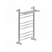 Полотенцесушитель водяной Ника Wave ЛВ (г2) ВП 80x60 с полкой