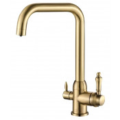 Смеситель для кухни Zorg SH 725 BRONZE бронза