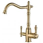 Смеситель для кухни Zorg SH 812 BRONZE бронза