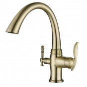 Смеситель для кухни Zorg ZR 340 YF BR бронза