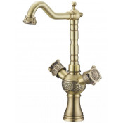 Смеситель для кухни Zorg Antic A 3004K-BR бронза