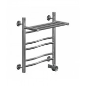 Полотенцесушитель электрический Ника Wave ЛВ (г2) ВП 50x50 с полкой, с терморегулятором