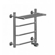 Полотенцесушитель электрический Ника Trapezium ЛТ ВП 50x50 с полкой, с терморегулятором