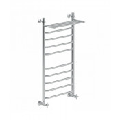 Полотенцесушитель водяной Ника Trapezium ЛТ (г) ВП 100x40 с полкой