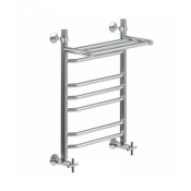 Полотенцесушитель водяной Ника Trapezium ЛТ (г2) ВП 60x60 с полкой