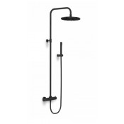 Душевая система Paini Cox 78YO689TCTHFT32P1 с термостатом чёрный матовый