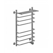 Полотенцесушитель электрический Ника Quadro Л90 (г) ВП 80x60 с полкой, с терморегулятором