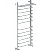 Полотенцесушитель водяной Ника Quadro Л90 (г) ВП 120x60 с полкой