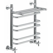 Полотенцесушитель водяной Ника Quadro Л90 (г2) ВП 50x50 с полкой