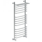 Полотенцесушитель водяной Ника Quadro Л90 (г2) ВП 120x50 с полкой