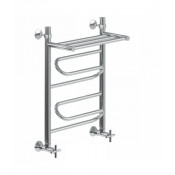 Полотенцесушитель водяной Ника Curve ЛZ ВП 60x60 с полкой