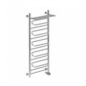 Полотенцесушитель электрический Ника Curve ЛZ ВП 120x40 с полкой, с терморегулятором