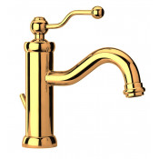 Смеситель для раковины Paini Duomo 88OP211 золото PVD