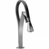 Смеситель для кухни Paini Hybrid HKPA557IK электронный сталь pvd