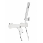 Смеситель для ванны Paini Lady 89BY105TH с термостатом белый матовый