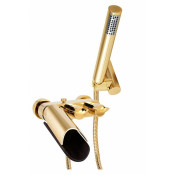 Смеситель для ванны Paini Morgana 73OP105LZ золото/венге