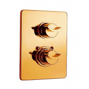 Смеситель для душа Paini Morgana 73OP690TH с термостатом золото