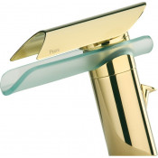 Смеситель для раковины Paini Morgana 73OP211VRKM золото/стекло