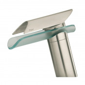 Смеситель для раковины Paini Morgana 73PW205VR никель PVD/стекло