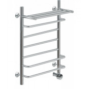 Полотенцесушитель электрический Ника Mix Л90П ВП 100x60 с полкой, с терморегулятором