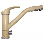 Смеситель для кухни Paini Pilot 04AV543KM на 3 воды бежевый гранит