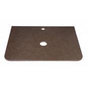 Столешница керамогранит Style Line 60 MI03, цвет бежевый тёмный  (под накладную раковину) СС-00002232