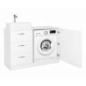 Тумба под раковину Style Line Берн 120 Plus белая ЛС-000010046 50 см