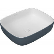 Раковина накладная OWL 1975 Grey OWLB191025 белый/серый