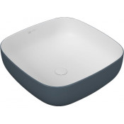 Раковина накладная Owl 1975 Grey OWLB191026 белый/серый