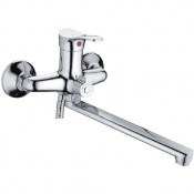 Смеситель для ванны Ledeme L2214-B хром