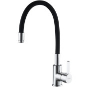 Смеситель для кухни Ledeme L4898-2 хром/черный