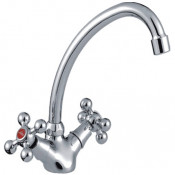 Смеситель для кухни Ledeme L4119 хром