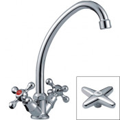 Смеситель для кухни Ledeme L4020 хром