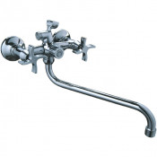 Смеситель для ванны Ledeme L2322 хром