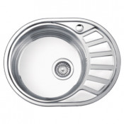 Мойка из нержавеющей стали врезная Ledeme L65745-L декор