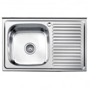 Мойка из нержавеющей стали накладная Ledeme L98050-L глянцевая