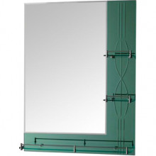 Зеркало с полкой Ledeme L602 зеленый