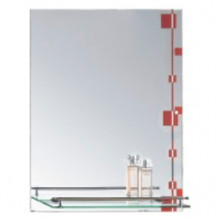 Зеркало для ванны Ledeme L663 красный
