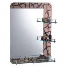 Зеркало для ванны Ledeme L687 коричневый