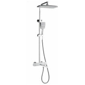 Душевая система с термостатом Gappo G2483-50 белый/хром