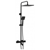 Душевая система с термостатом Gappo G2491-6 черный