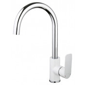 Смеситель для кухни Gappo Noar G4048 белый/хром