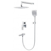 Встраиваемая душевая система Gappo G7117-8 белый/хром